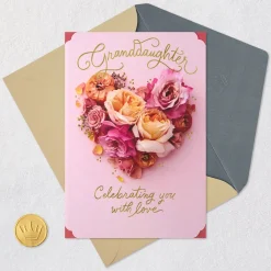 Celebrating You With Love Wedding Card for Granddaughter