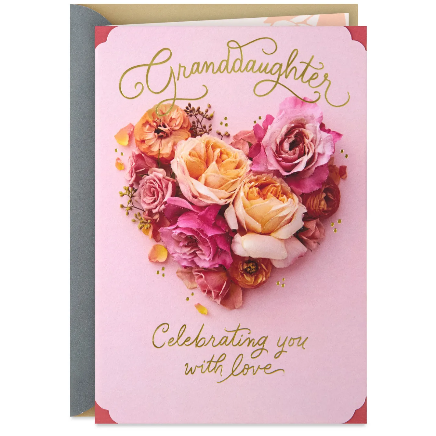 Celebrating You With Love Wedding Card for Granddaughter