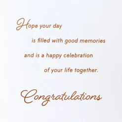 Celebration of Life Together Anniversary Card