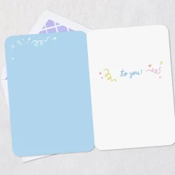 Champagne Bottle and Confetti Streamers Congratulations Card