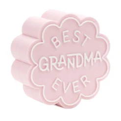 Charmers Best Grandma Ever Pink Silicone Charm