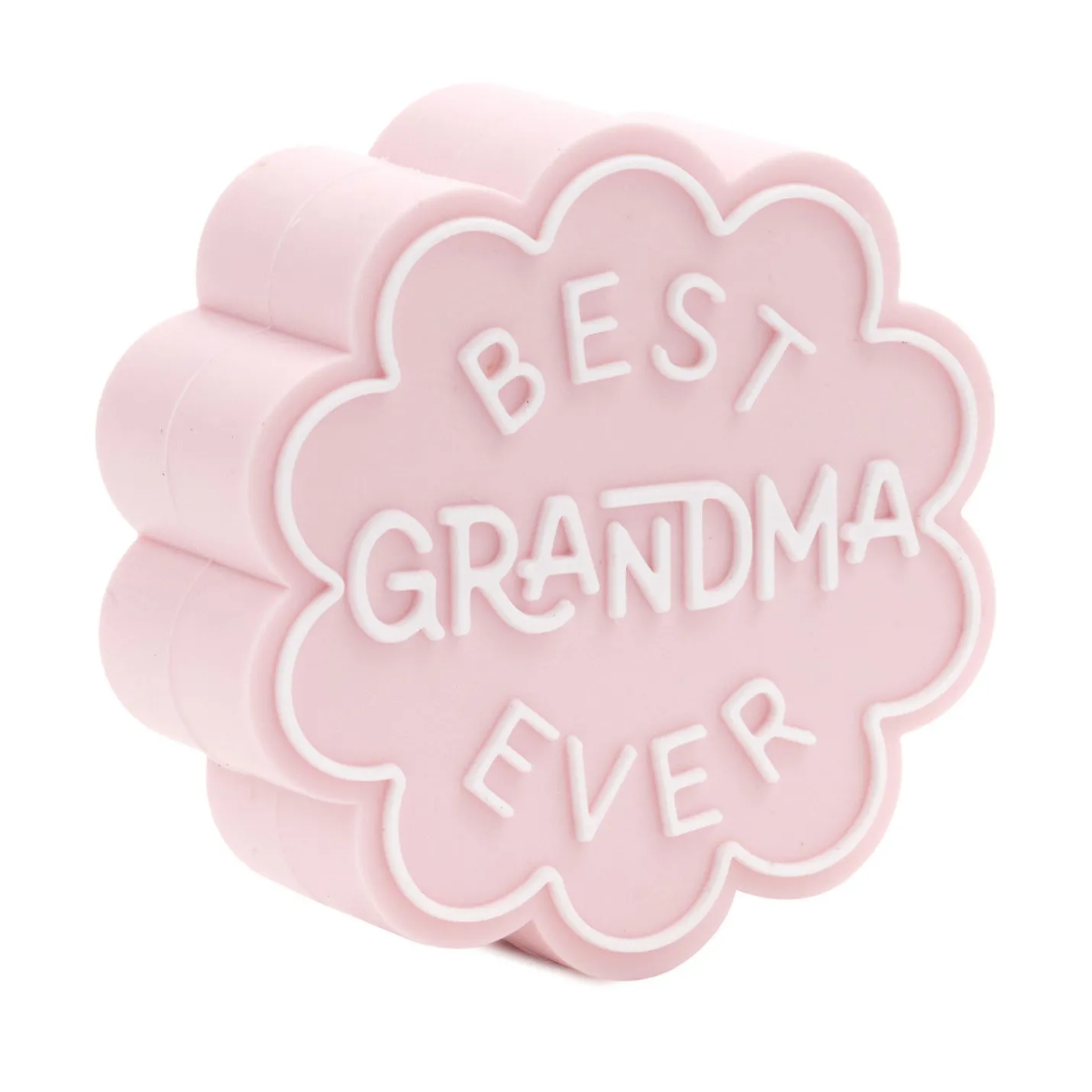 Charmers Best Grandma Ever Pink Silicone Charm