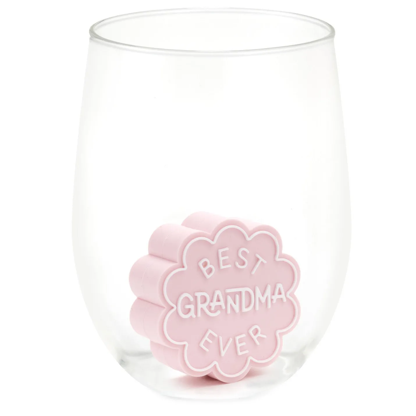 Charmers Best Grandma Ever Pink Silicone Charm