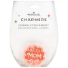 Charmers Best Mom Ever Coral Silicone Charm