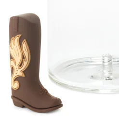 Charmers Cowboy Boot Silicone Charm, 2" H