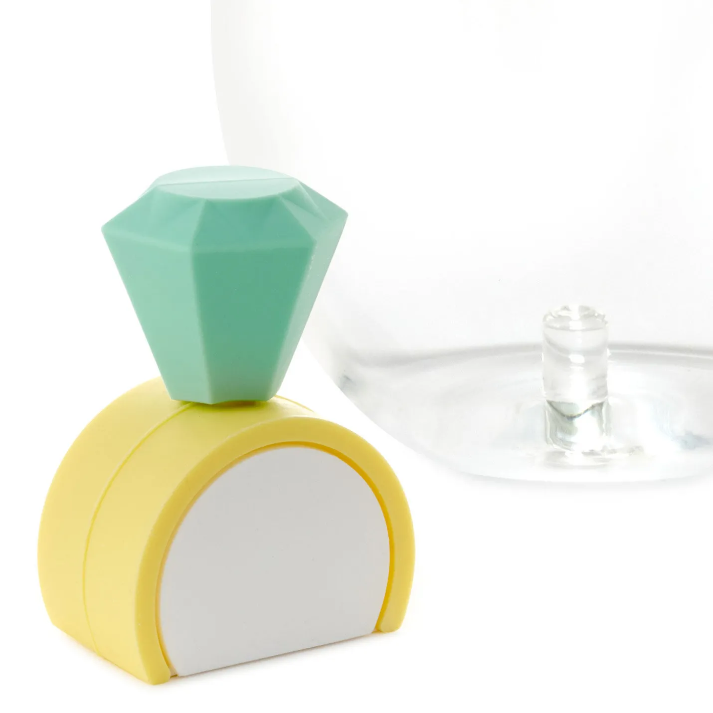 Charmers Diamond Ring Silicone Charm, 1.8" H