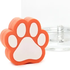 Charmers Paw Print Silicone Charm, 1.8" H