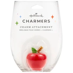Charmers Red Apple Silicone Charm