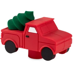 Charmers Red Truck With Tree Silicone Charm