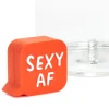 Charmers Sexy AF Funny Silicone Charm, 1.65" H
