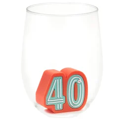 Charmers 40th Birthday Silicone Charm