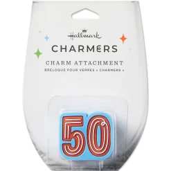 Charmers 50th Birthday Silicone Charm