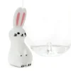 Charmers White Bunny Silicone Charm, 2.6" H