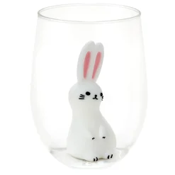 Charmers White Bunny Silicone Charm, 2.6