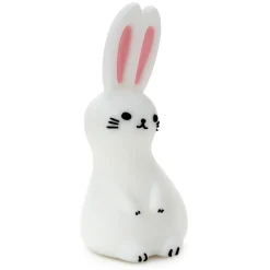 Charmers White Bunny Silicone Charm, 2.6