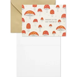 Charming Mushrooms Blank Thinking of You Notes, Pack of 10