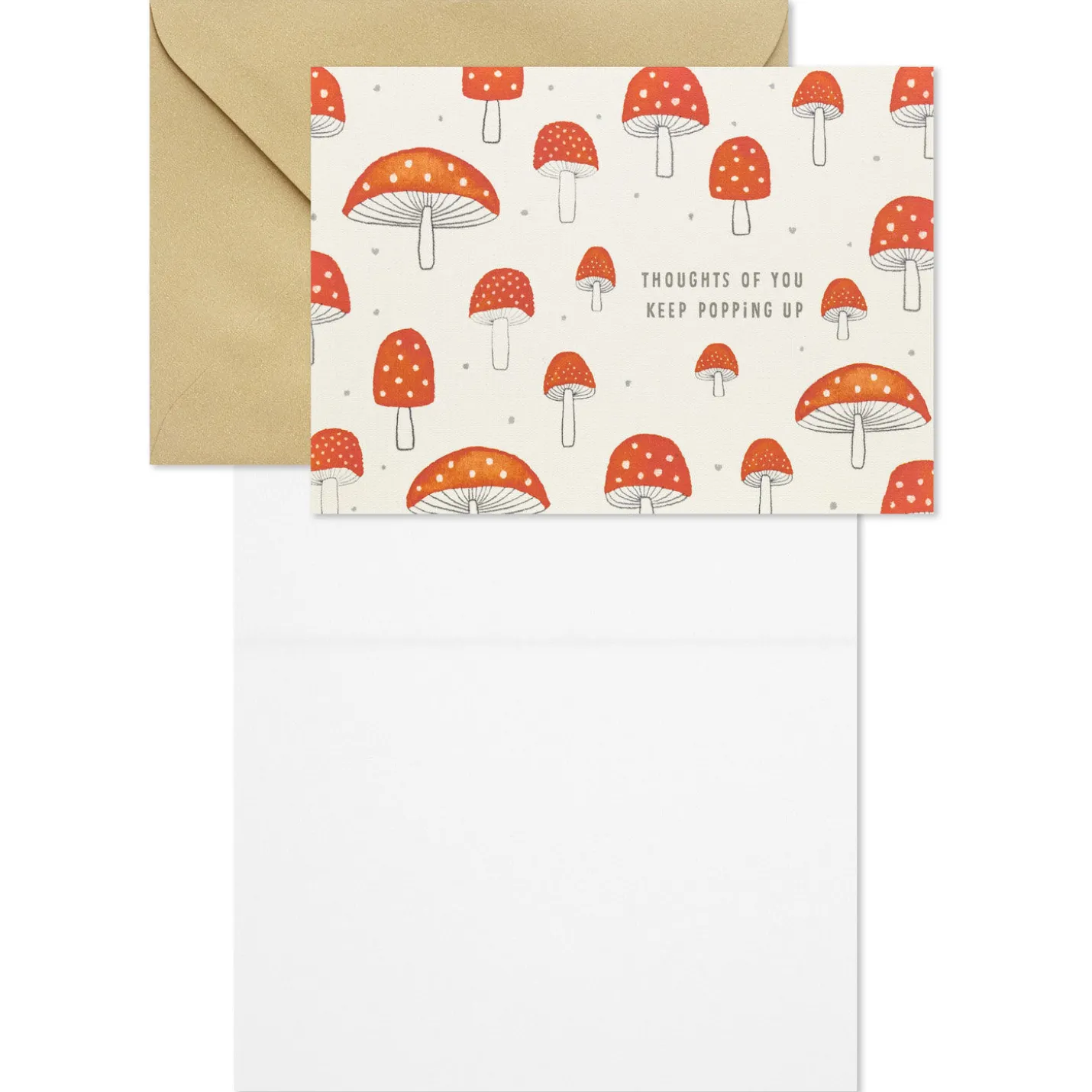 Charming Mushrooms Blank Thinking of You Notes, Pack of 10