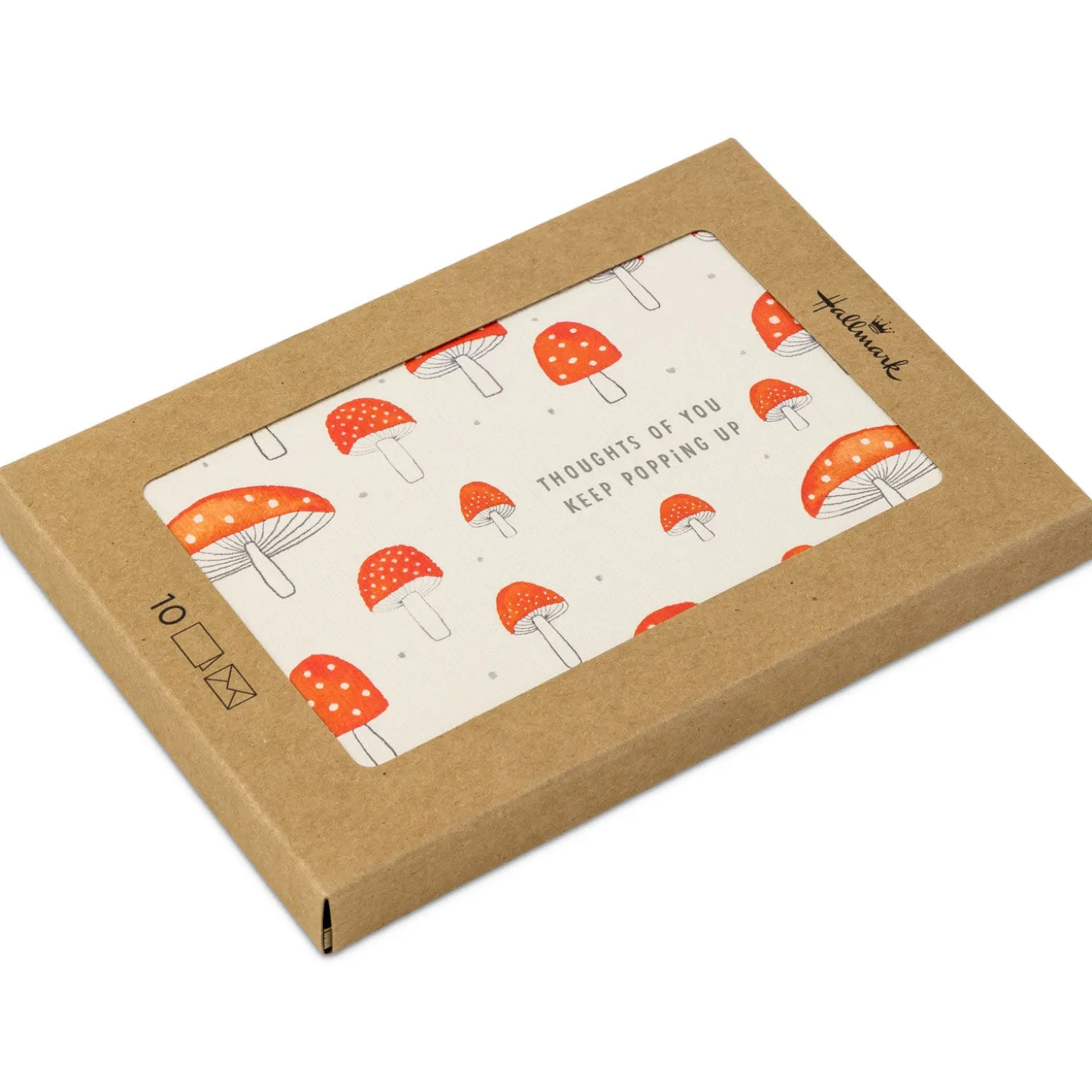 Charming Mushrooms Blank Thinking of You Notes, Pack of 10