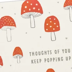 Charming Mushrooms Blank Thinking of You Notes, Pack of 10
