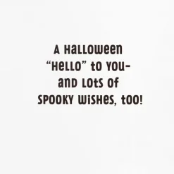 Checkerboard Ghosts and Black Cats Halloween Cards, Pack of 6