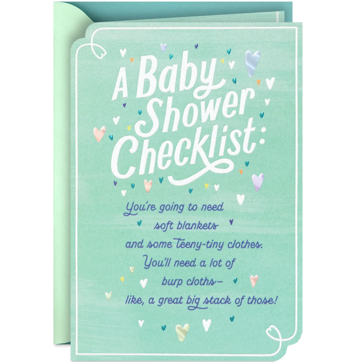 Checklist Baby Shower Card
