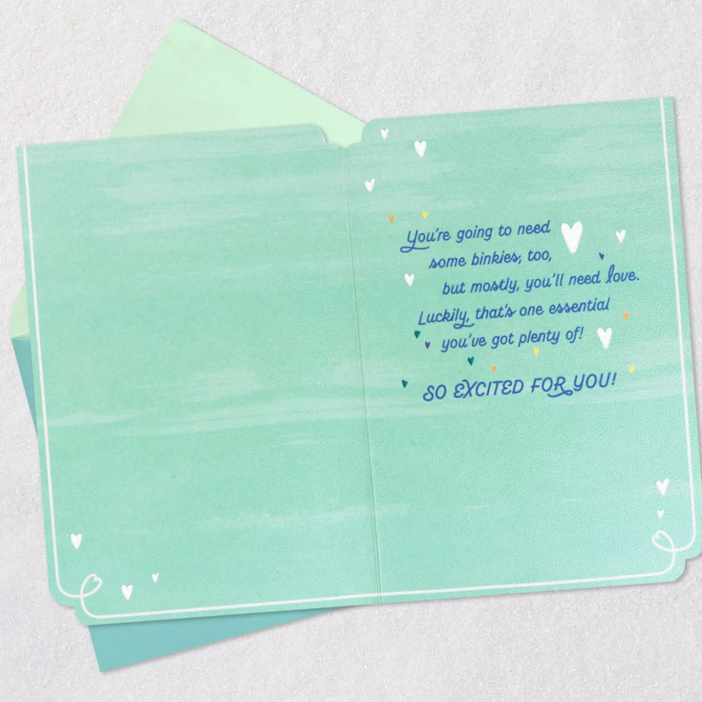 Checklist Baby Shower Card