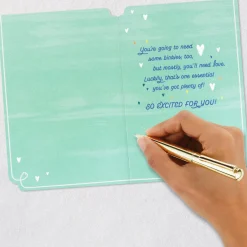 Checklist Baby Shower Card