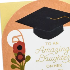 Cheering You On Religious Graduation Card for Daughter