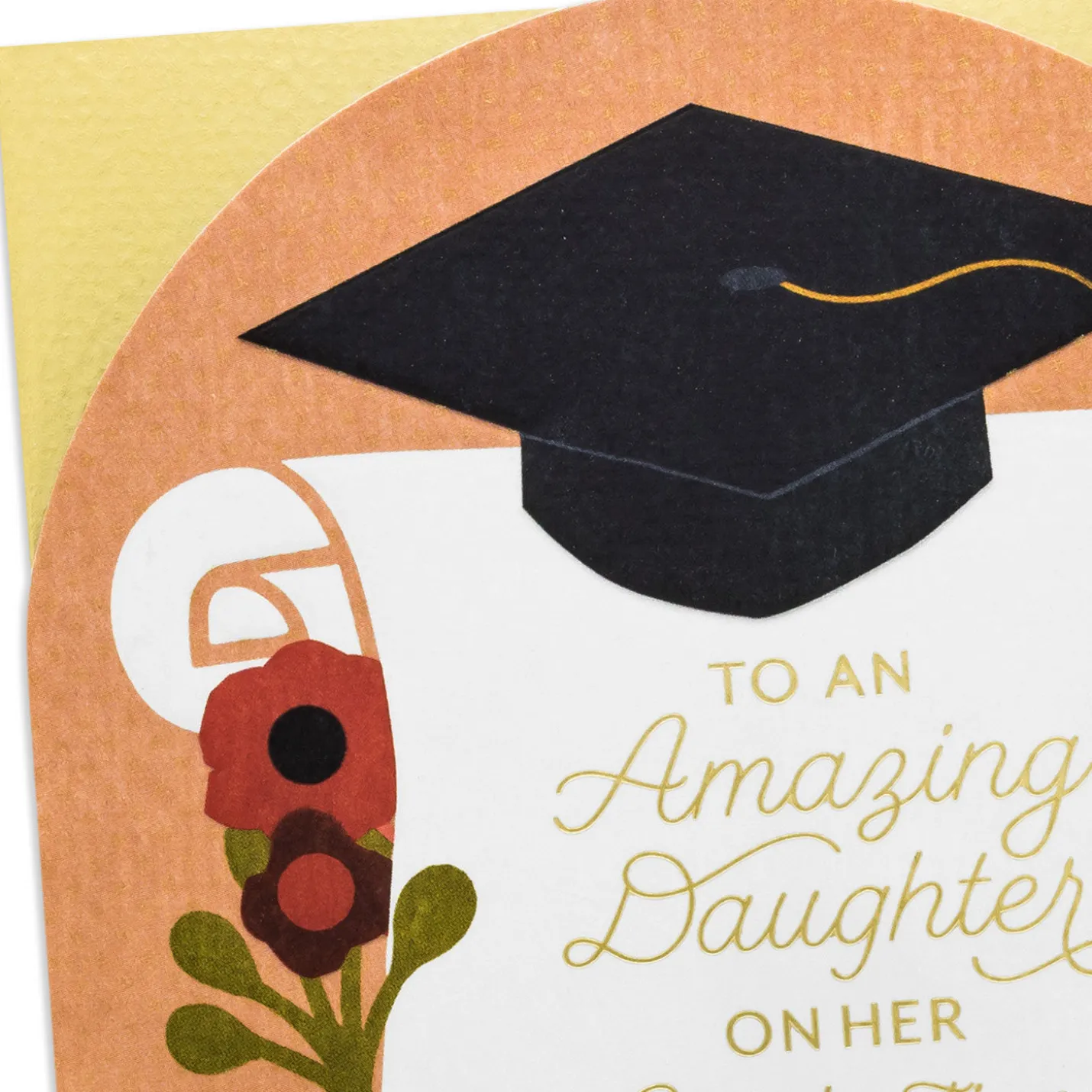 Cheering You On Religious Graduation Card for Daughter