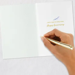 Cheers to Another Year Anniversary Card