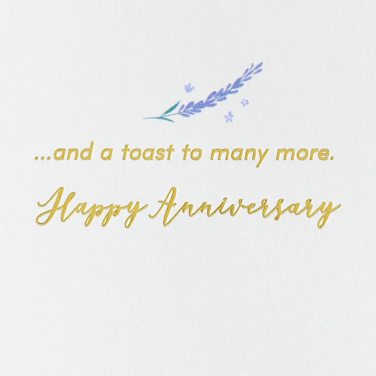 Cheers to Another Year Anniversary Card