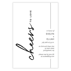 Cheers to Love Invitation