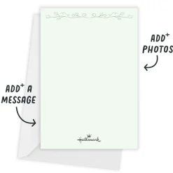 Cheers to Love Vine Border Flat Couples Wedding Shower Invitation