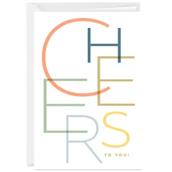 Cheers to You Celebration Photo Card