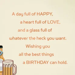 Cheers to Your Day Birthday Card for Dad