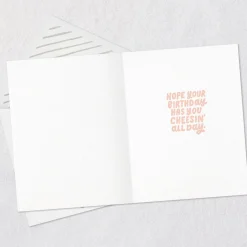 Cheesin' All Day Funny Birthday Card