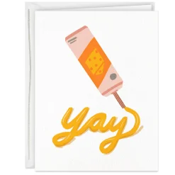Cheesin' All Day Funny Birthday Card