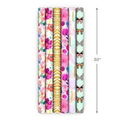 Chic Celebration Wrapping Paper Assortment, 180 sq. ft.