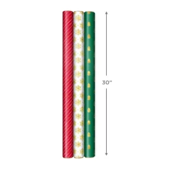 Christmas Gift Wrap Kit With Wrapping Paper, Bows, Ribbons and Tags