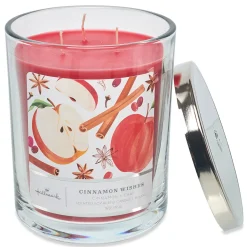Cinnamon Wishes Scented 3-Wick Candle, 16 oz.