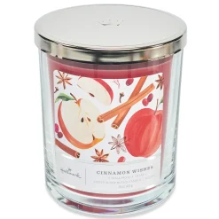 Cinnamon Wishes Scented 3-Wick Candle, 16 oz.