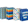Classic and Colorful 8-Pack Assorted Medium Birthday Gift Box Bundle