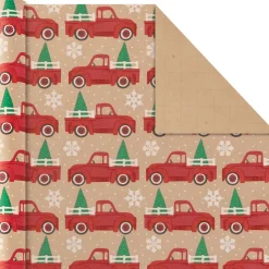 Classic Christmas 4-Pack Kraft Wrapping Paper Assortment, 88 sq. ft.
