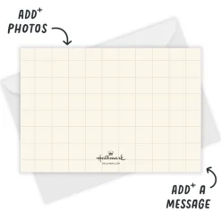 Classic Lettering on Green Flat Holiday Photo Card
