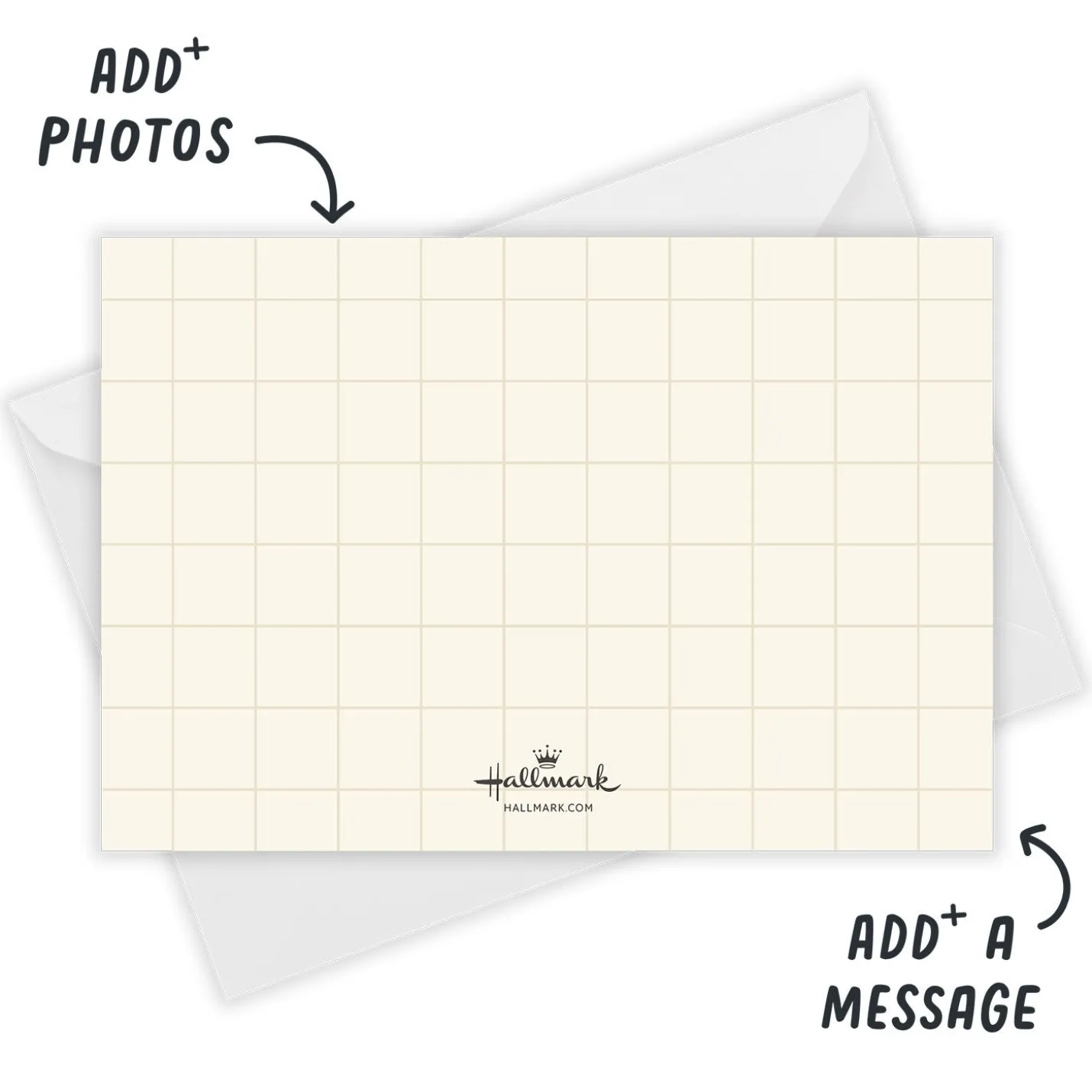 Classic Lettering on Green Flat Holiday Photo Card