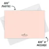 Classic Pink Banner Baby Girl Flat Birth Announcement