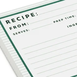 Classic Stripes Recipe Cards, Pack of 36