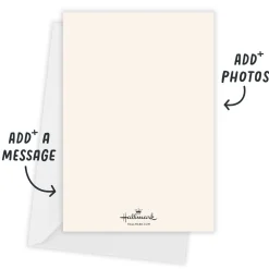 Classy Garland Flat Christmas Photo Card