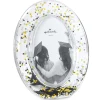 Clear Oval With Confetti Graduation Picture Frame, 4x6
