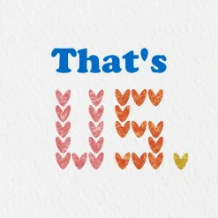 Close Knit That's Us Card